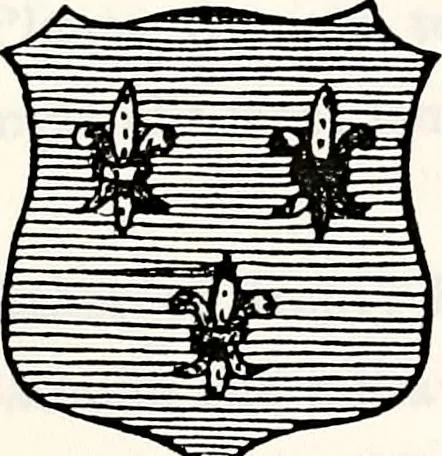 An illustration from Dame heraldry, 1886, leaf 403