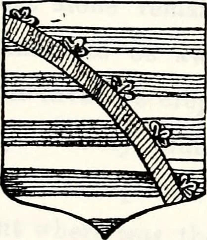 An illustration from Dame heraldry, 1886, leaf 407