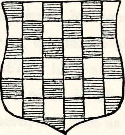 An illustration from Dame heraldry, 1886, leaf 437