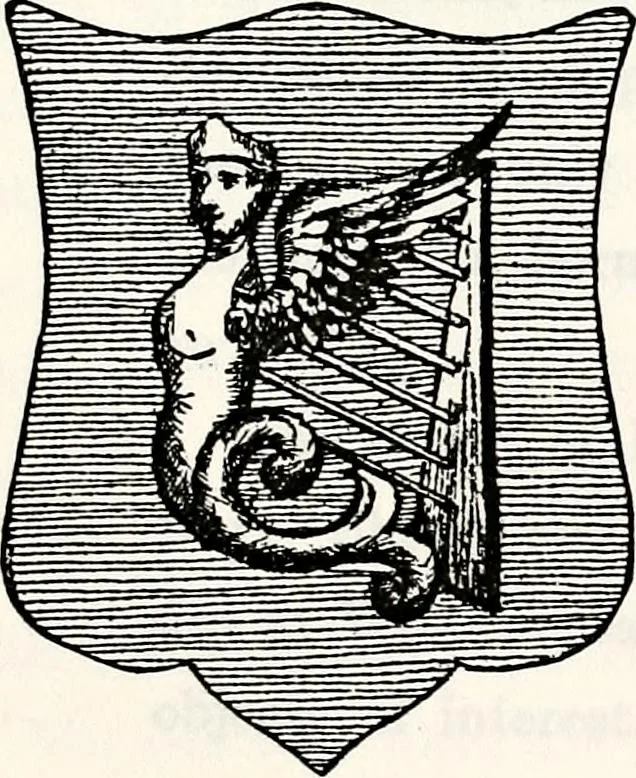 An illustration from Dame heraldry, 1886, leaf 437