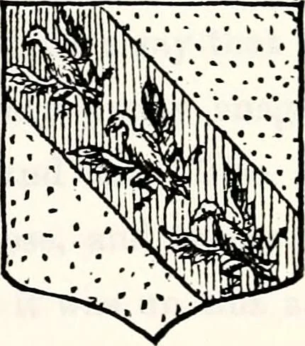 An illustration from Dame heraldry, 1886, leaf 47