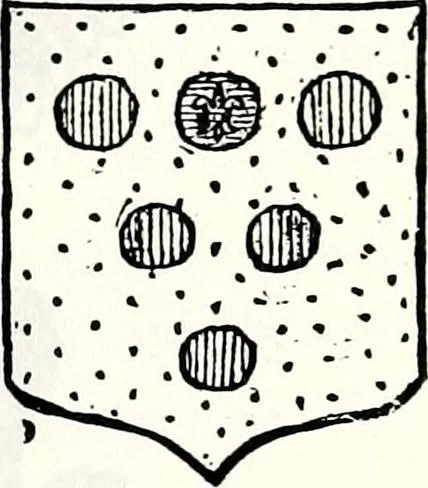 An illustration from Dame heraldry, 1886, leaf 59