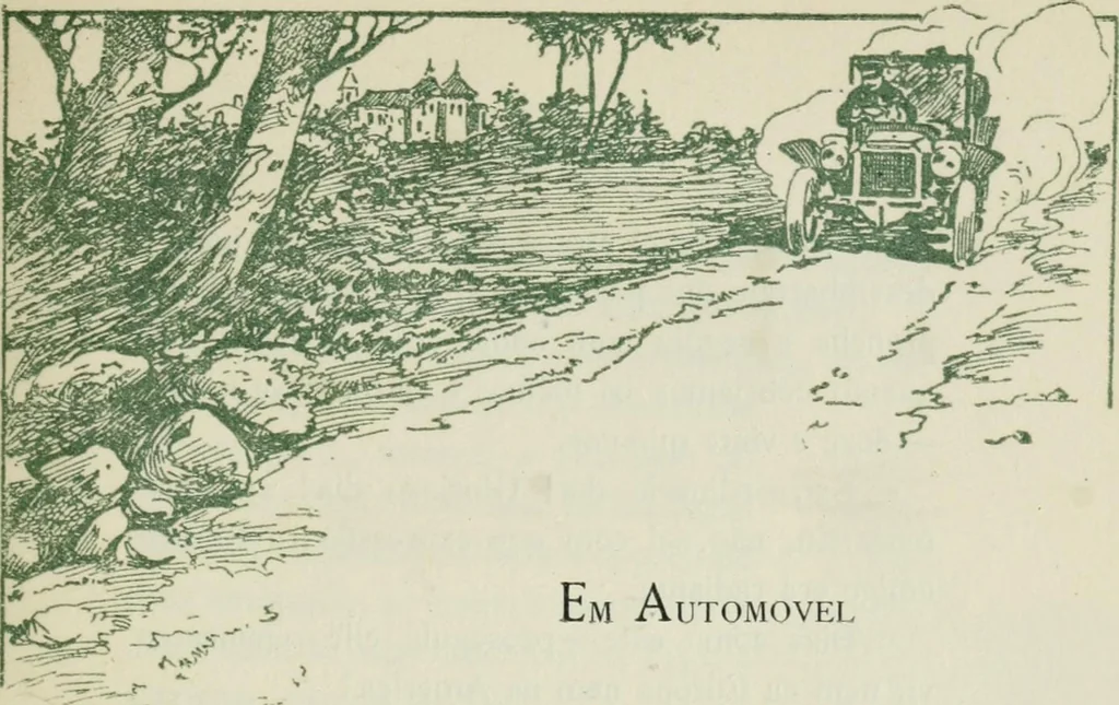 An illustration from Da minha terra: figuras gradas; impressões de arte. Illus. de Roque Gameiro e Santos Silva, 1909, leaf 112