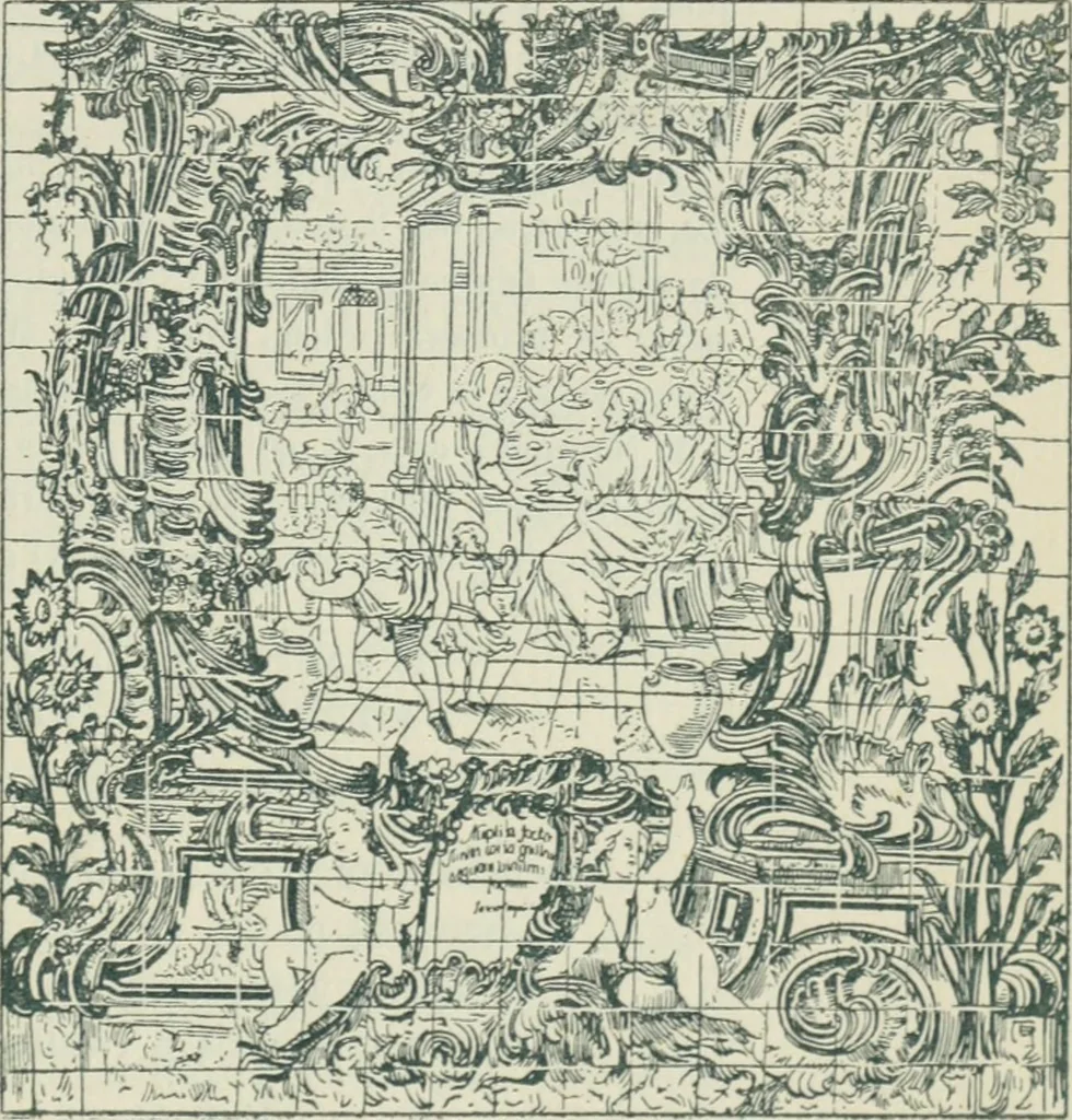 An illustration from Da minha terra: figuras gradas; impressões de arte. Illus. de Roque Gameiro e Santos Silva, 1909, leaf 152