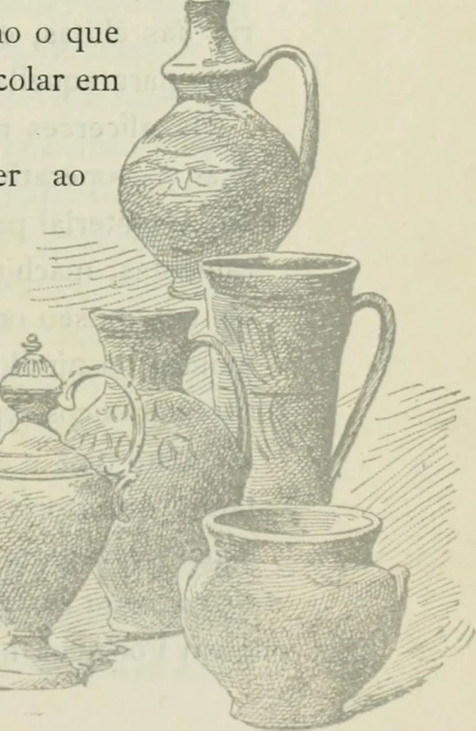 An illustration from Da minha terra: figuras gradas; impressões de arte. Illus. de Roque Gameiro e Santos Silva, 1909, leaf 166