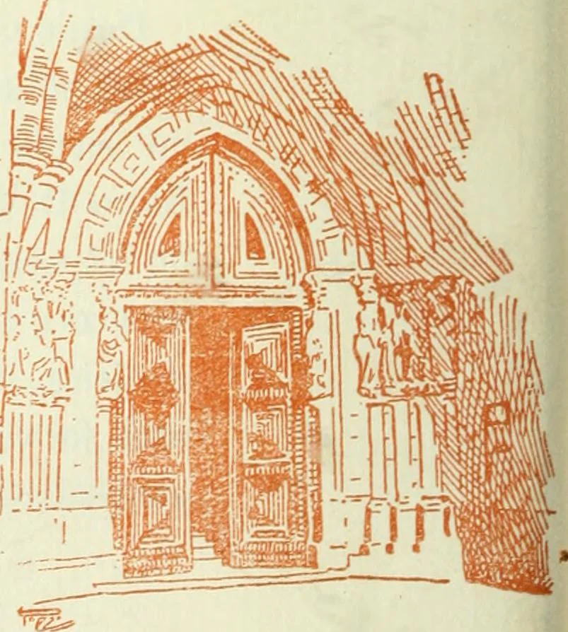 An illustration from Da minha terra: figuras gradas; impressões de arte. Illus. de Roque Gameiro e Santos Silva, 1909, leaf 31