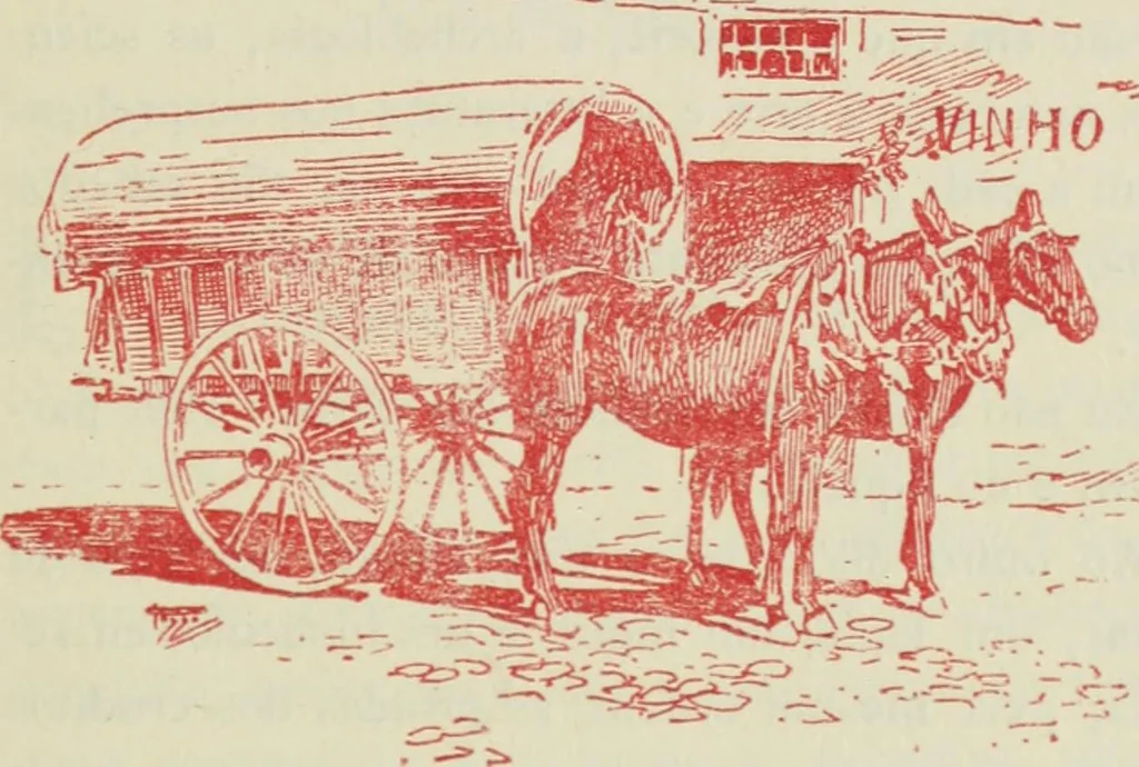 An illustration from Da minha terra: figuras gradas; impressões de arte. Illus. de Roque Gameiro e Santos Silva, 1909, leaf 42
