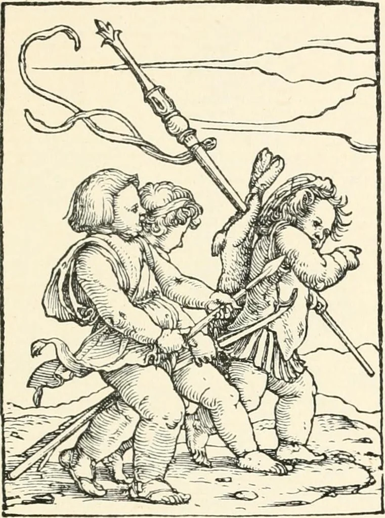 An illustration from The dance of death : the full series of wood engravings reproduced in phototype from the proofs and original editions, 1886, leaf 127