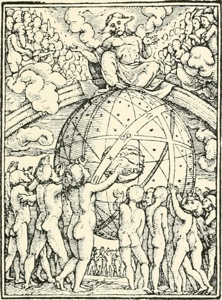 An illustration from The dance of death : the full series of wood engravings reproduced in phototype from the proofs and original editions, 1886, leaf 95