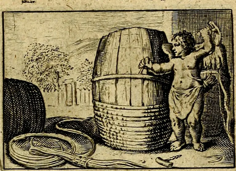 An illustration from Dan. Heinsii Lof-Sanck Van Iesus Christus, den eenigen end eeuwigen Son Godes. Met noodelicke Vytleggingen aenvvÿsende den gront van het out Christelick geloof, in den selven vervat, 1616, leaf 144