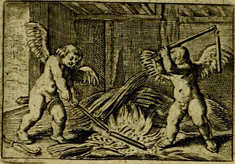 An illustration from Dan. Heinsii Lof-Sanck Van Iesus Christus, den eenigen end eeuwigen Son Godes. Met noodelicke Vytleggingen aenvvÿsende den gront van het out Christelick geloof, in den selven vervat, 1616, leaf 147
