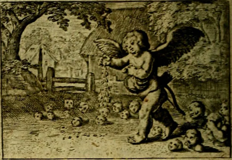 An illustration from Dan. Heinsii Lof-Sanck Van Iesus Christus, den eenigen end eeuwigen Son Godes. Met noodelicke Vytleggingen aenvvÿsende den gront van het out Christelick geloof, in den selven vervat, 1616, leaf 147