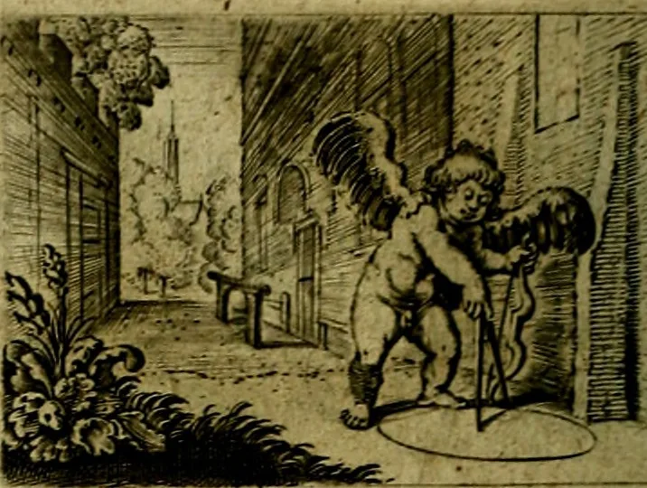 An illustration from Dan. Heinsii Lof-Sanck Van Iesus Christus, den eenigen end eeuwigen Son Godes. Met noodelicke Vytleggingen aenvvÿsende den gront van het out Christelick geloof, in den selven vervat, 1616, leaf 149