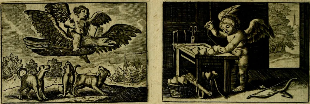 An illustration from Dan. Heinsii Lof-Sanck Van Iesus Christus, den eenigen end eeuwigen Son Godes. Met noodelicke Vytleggingen aenvvÿsende den gront van het out Christelick geloof, in den selven vervat, 1616, leaf 155