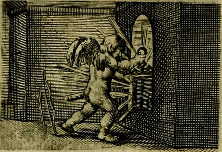 An illustration from Dan. Heinsii Lof-Sanck Van Iesus Christus, den eenigen end eeuwigen Son Godes. Met noodelicke Vytleggingen aenvvÿsende den gront van het out Christelick geloof, in den selven vervat, 1616, leaf 161