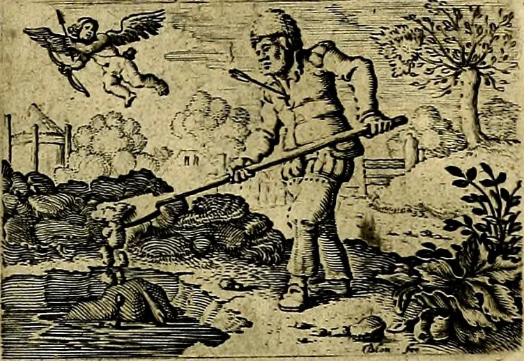 An illustration from Dan. Heinsii Lof-Sanck Van Iesus Christus, den eenigen end eeuwigen Son Godes. Met noodelicke Vytleggingen aenvvÿsende den gront van het out Christelick geloof, in den selven vervat, 1616, leaf 166