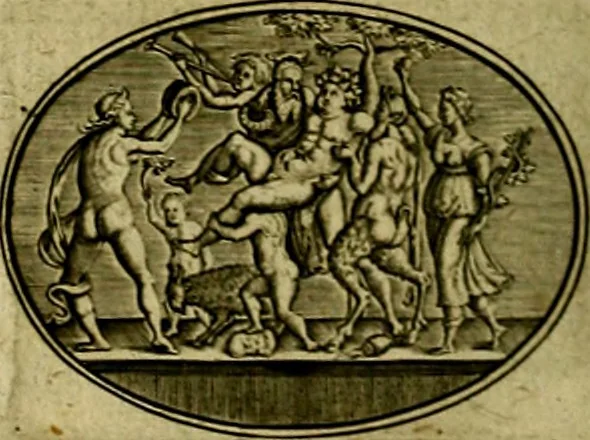 An illustration from Dan. Heinsii Lof-Sanck Van Iesus Christus, den eenigen end eeuwigen Son Godes. Met noodelicke Vytleggingen aenvvÿsende den gront van het out Christelick geloof, in den selven vervat, 1616, leaf 187