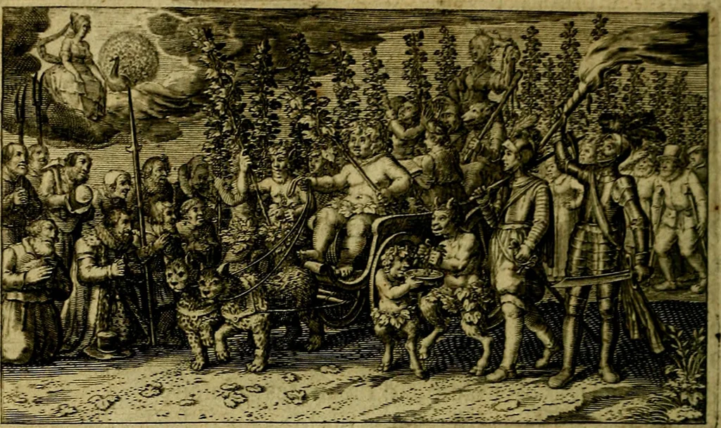 An illustration from Dan. Heinsii Lof-Sanck Van Iesus Christus, den eenigen end eeuwigen Son Godes. Met noodelicke Vytleggingen aenvvÿsende den gront van het out Christelick geloof, in den selven vervat, 1616, leaf 207