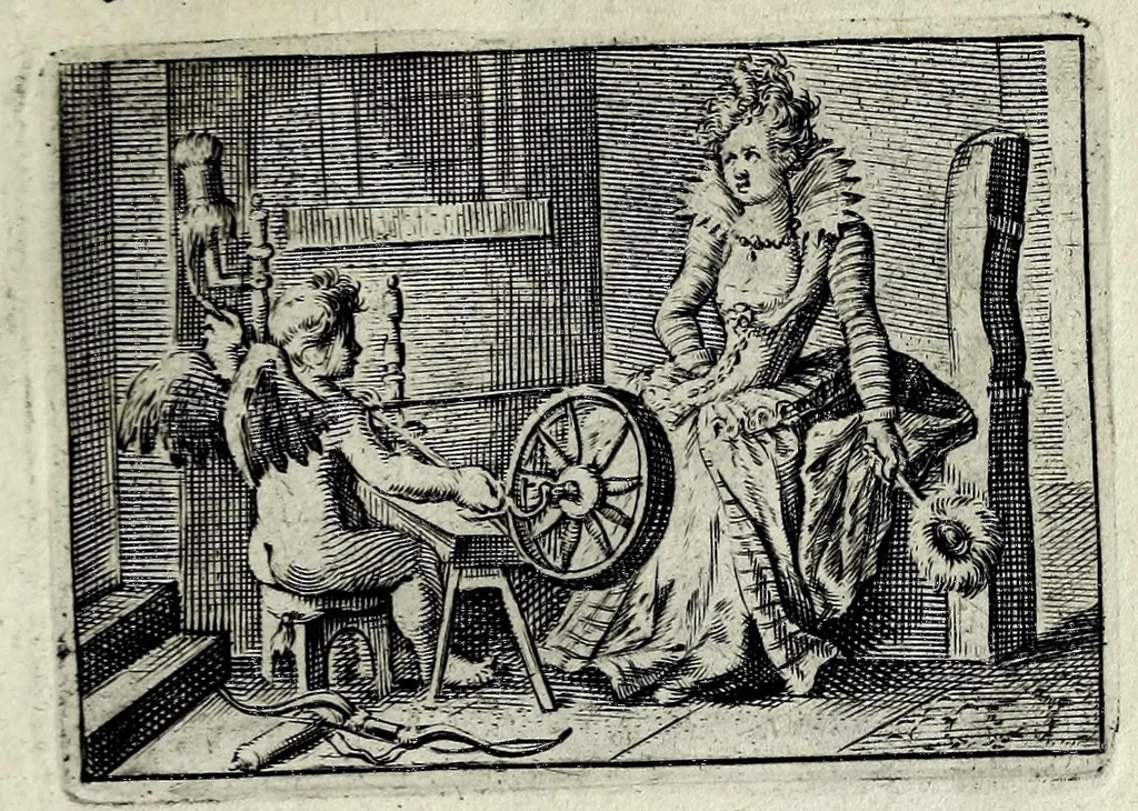 An illustration from Dan. Heinsii Lof-sanck van Iesus Christus den eenigen ende eeuwigen sone Godes : ende zyne andere nederduytse poemata, nieuwelijcks vermeerdert ende verbetert met de uytlegginghen, 1650, leaf 181