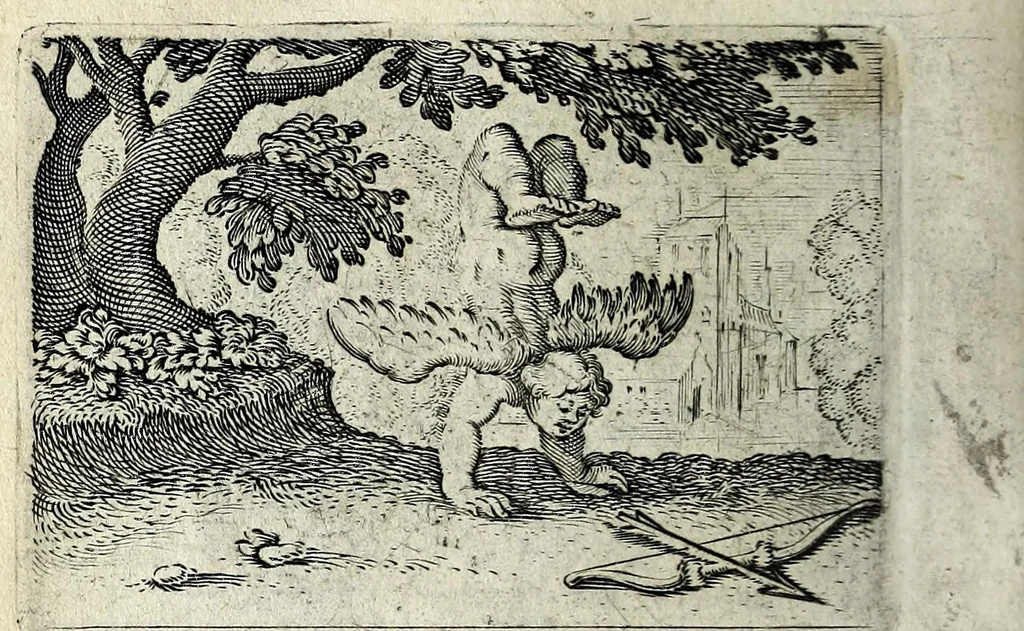 An illustration from Dan. Heinsii Lof-sanck van Iesus Christus den eenigen ende eeuwigen sone Godes : ende zyne andere nederduytse poemata, nieuwelijcks vermeerdert ende verbetert met de uytlegginghen, 1650, leaf 194