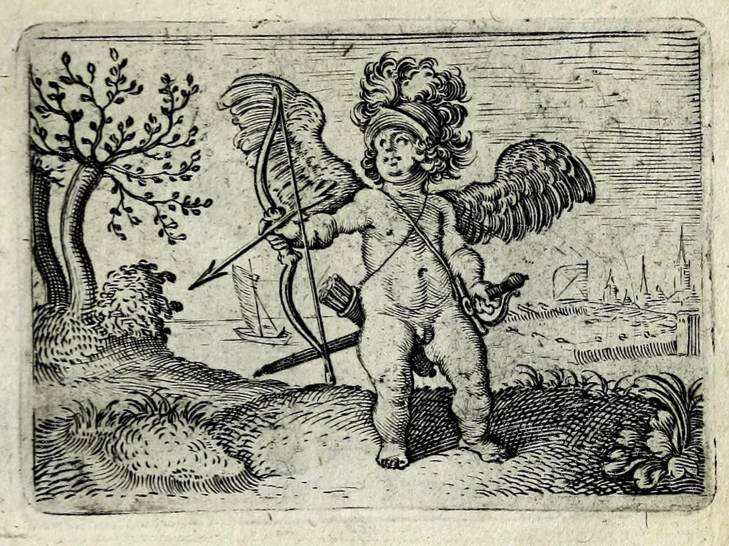 An illustration from Dan. Heinsii Lof-sanck van Iesus Christus den eenigen ende eeuwigen sone Godes : ende zyne andere nederduytse poemata, nieuwelijcks vermeerdert ende verbetert met de uytlegginghen, 1650, leaf 195