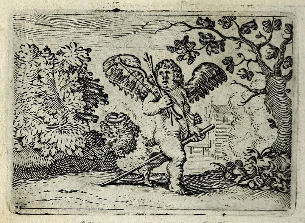 An illustration from Dan. Heinsii Lof-sanck van Iesus Christus den eenigen ende eeuwigen sone Godes : ende zyne andere nederduytse poemata, nieuwelijcks vermeerdert ende verbetert met de uytlegginghen, 1650, leaf 196