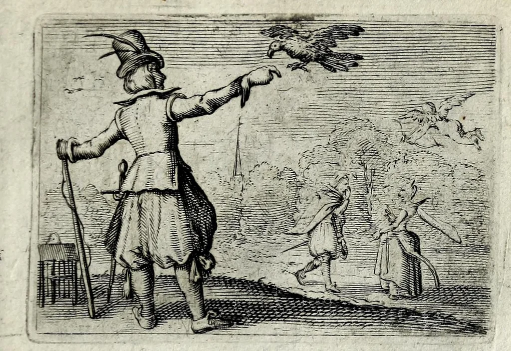 An illustration from Dan. Heinsii Lof-sanck van Iesus Christus den eenigen ende eeuwigen sone Godes : ende zyne andere nederduytse poemata, nieuwelijcks vermeerdert ende verbetert met de uytlegginghen, 1650, leaf 221