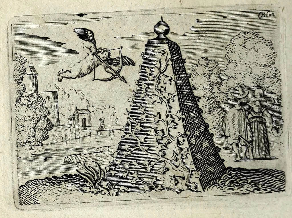 An illustration from Dan. Heinsii Lof-sanck van Iesus Christus den eenigen ende eeuwigen sone Godes : ende zyne andere nederduytse poemata, nieuwelijcks vermeerdert ende verbetert met de uytlegginghen, 1650, leaf 224