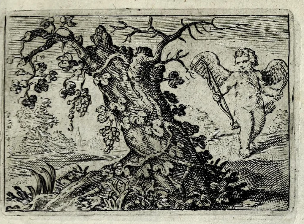 An illustration from Dan. Heinsii Lof-sanck van Iesus Christus den eenigen ende eeuwigen sone Godes : ende zyne andere nederduytse poemata, nieuwelijcks vermeerdert ende verbetert met de uytlegginghen, 1650, leaf 229