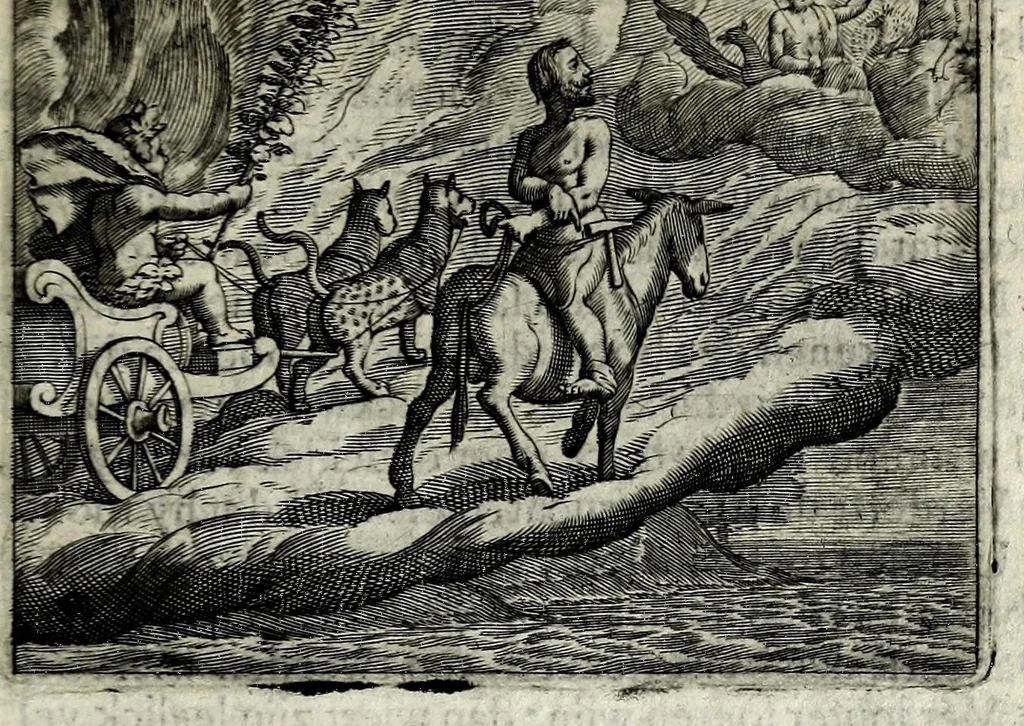 An illustration from Dan. Heinsii Lof-sanck van Iesus Christus den eenigen ende eeuwigen sone Godes : ende zyne andere nederduytse poemata, nieuwelijcks vermeerdert ende verbetert met de uytlegginghen, 1650, leaf 271
