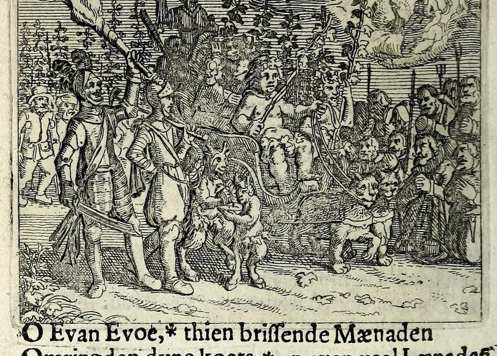 An illustration from Dan. Heinsii Lof-sanck van Iesus Christus den eenigen ende eeuwigen sone Godes : ende zyne andere nederduytse poemata, nieuwelijcks vermeerdert ende verbetert met de uytlegginghen, 1650, leaf 280