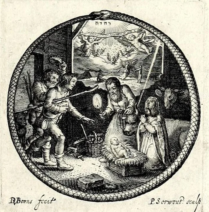 An illustration from Dan. Heinsii Lof-sanck van Iesus Christus, den eenigen ende eewigen sone Godes : met noodelicke vytleggingen, soo geestelicke, als vveereltlicke, 1616, leaf 3
