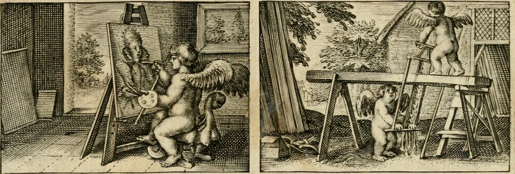 An illustration from Dan. Heinsii Nederduytsche poemata, 1616, leaf 100