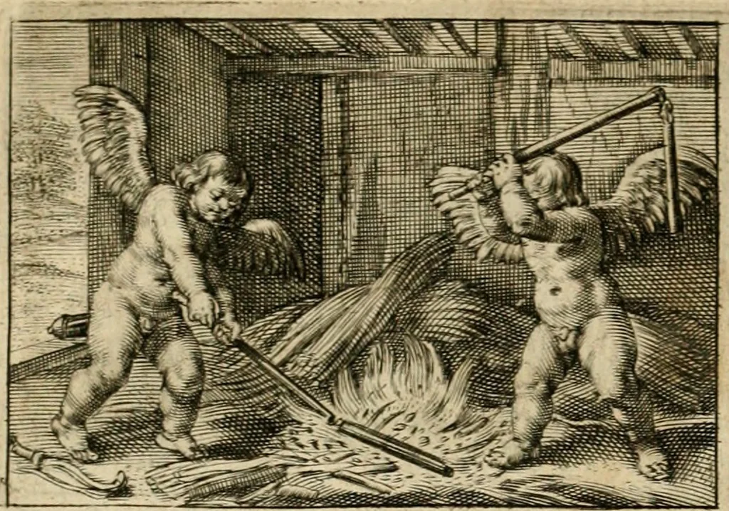 An illustration from Dan. Heinsii Nederduytsche poemata, 1616, leaf 101