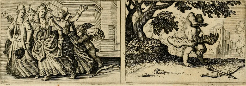 An illustration from Dan. Heinsii Nederduytsche poemata, 1616, leaf 105