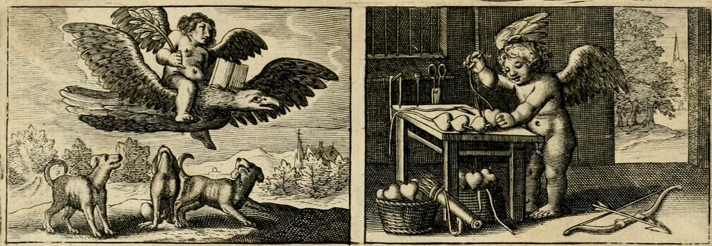 An illustration from Dan. Heinsii Nederduytsche poemata, 1616, leaf 109