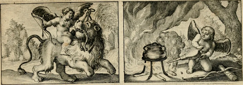 An illustration from Dan. Heinsii Nederduytsche poemata, 1616, leaf 110