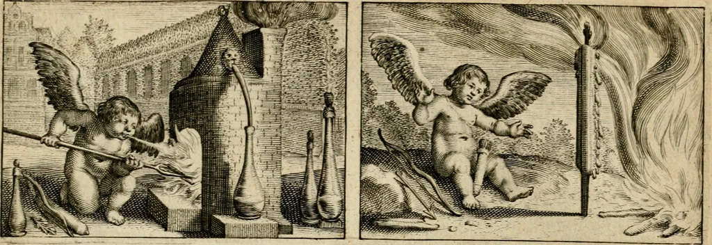 An illustration from Dan. Heinsii Nederduytsche poemata, 1616, leaf 111