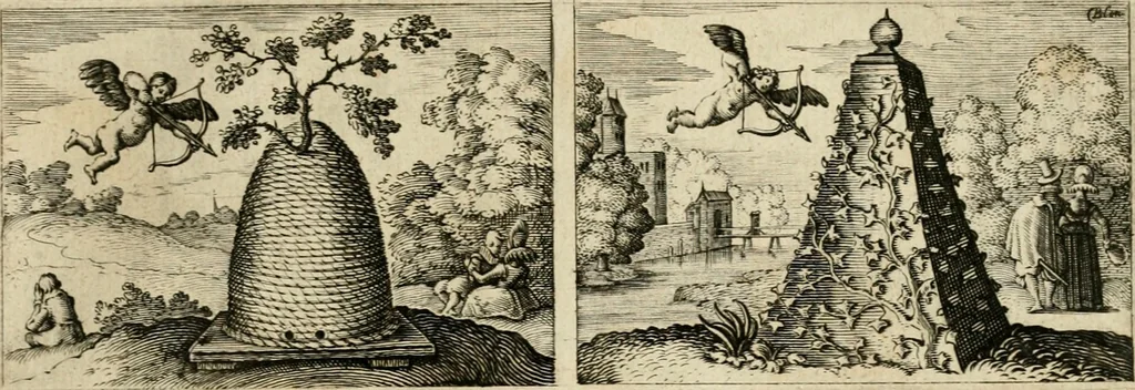 An illustration from Dan. Heinsii Nederduytsche poemata, 1616, leaf 116