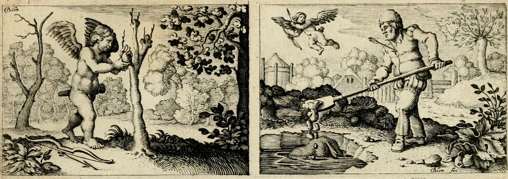 An illustration from Dan. Heinsii Nederduytsche poemata, 1616, leaf 118