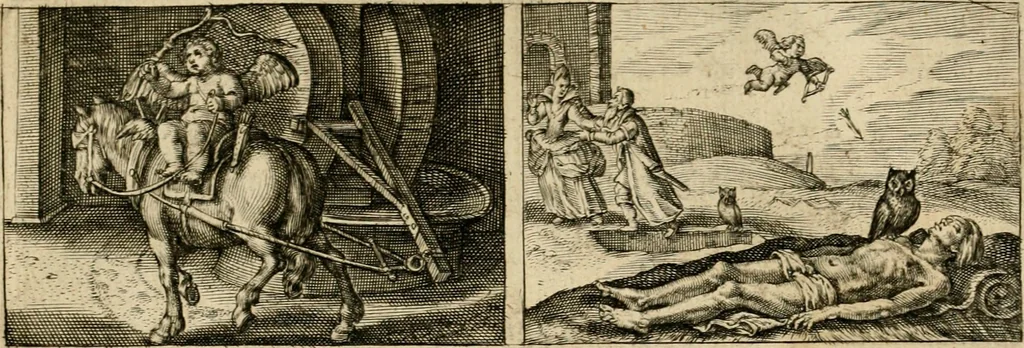 An illustration from Dan. Heinsii Nederduytsche poemata, 1616, leaf 121