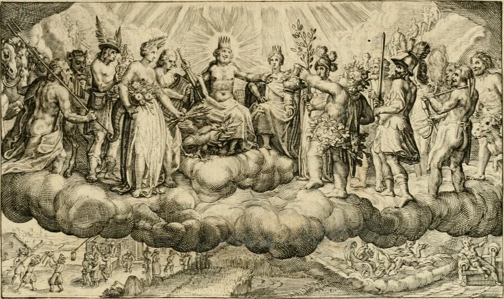 An illustration from Dan. Heinsii Nederduytsche poemata, 1616, leaf 144