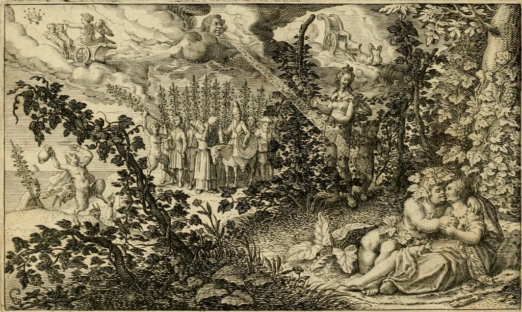 An illustration from Dan. Heinsii Nederduytsche poemata, 1616, leaf 149