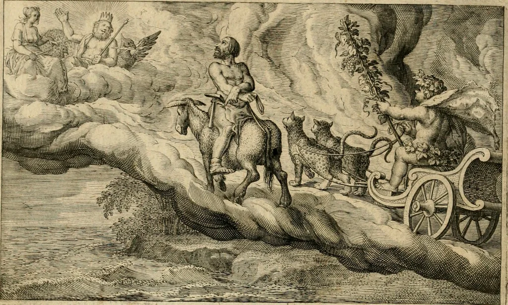 An illustration from Dan. Heinsii Nederduytsche poemata, 1616, leaf 151