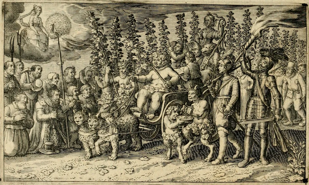 An illustration from Dan. Heinsii Nederduytsche poemata, 1616, leaf 153