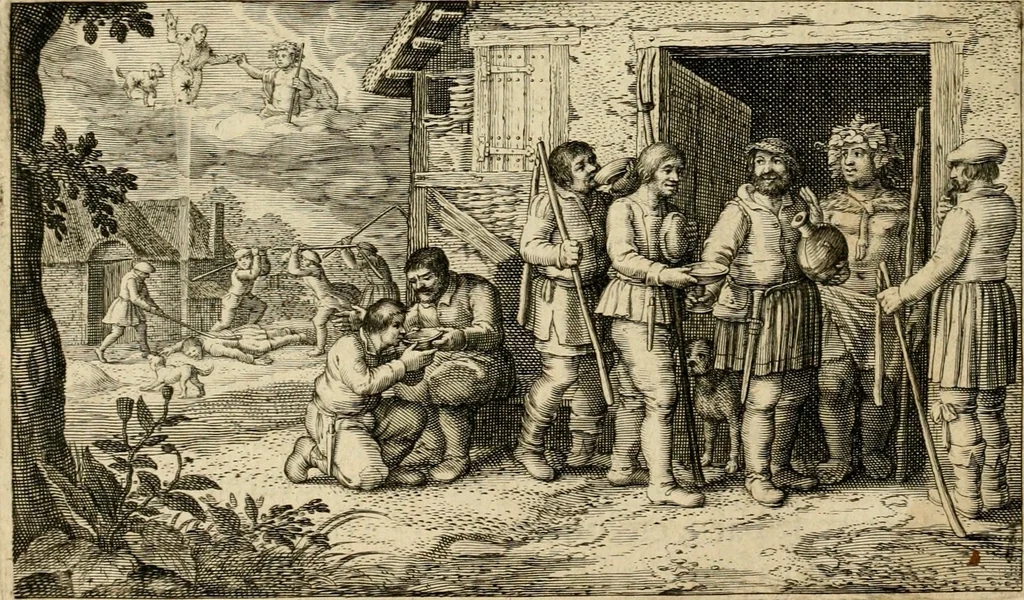 An illustration from Dan. Heinsii Nederduytsche poemata, 1616, leaf 155