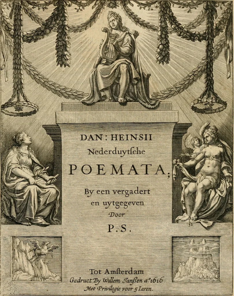 An illustration from Dan. Heinsii Nederduytsche poemata, 1616, leaf 6