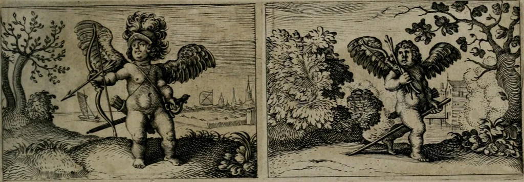 An illustration from Dan. Heinsii Nederduytsche poemata, 1618, leaf 100