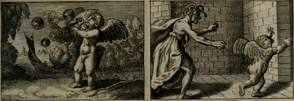 An illustration from Dan. Heinsii Nederduytsche poemata, 1618, leaf 102