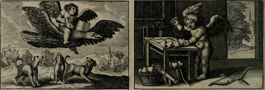 An illustration from Dan. Heinsii Nederduytsche poemata, 1618, leaf 103